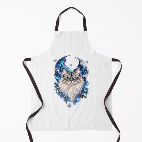 Item preview, Celestial Siberian Cat Watercolor designed and sold by AMICO77.