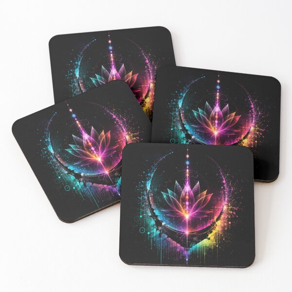 Item preview, Neon Bloom - Geometric Energy designed and sold by Personiq Kaleido.