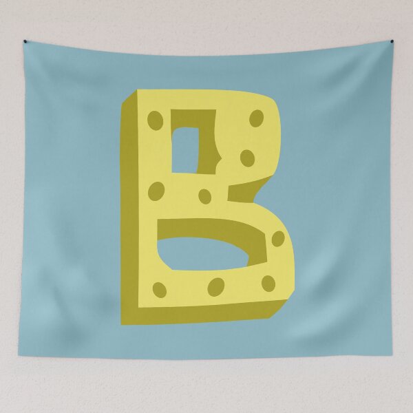 Item preview, Letter B Fun Alphabet Yellow Cartoon – Letter B for Kids designed and sold by charlypicazo.