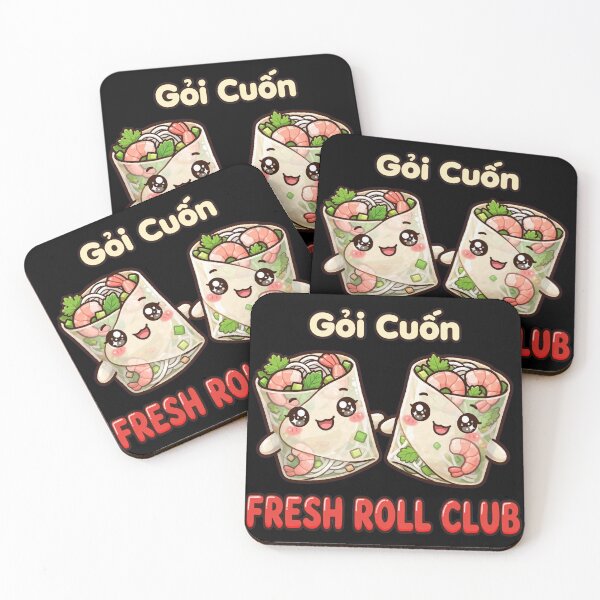 Item preview, Gỏi Cuốn - FRESH ROLL CLUB - Fresh Spring Roll - Kawaii designed and sold by Danh Style.
