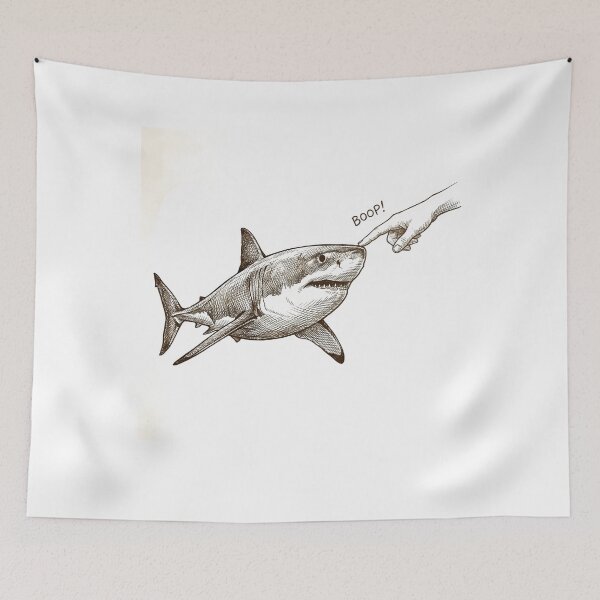 Item preview, Funny Shark Boop Shirt, Cute Great White Shark Graphic, Ocean Animal Humor, Shark Lover Gift, Funny Marine Life Design designed and sold by Phirivey.