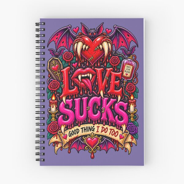 Item preview, DARK LOVE ❤️ - MONSTER ROMANCE COLLETION -  VAMPIRE LOVE -  LOVE SUCKS - GOOD THING I DO TOO v3 designed and sold by WheelieGdArt.