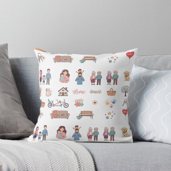 Item preview, Cute Family Home Love Everyday Life Planner Aesthetic Sticker Sheet designed and sold by Rehnair.