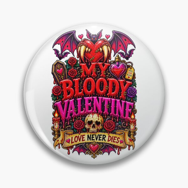 Item preview, DARK LOVE ❤️ - MONSTER ROMANCE COLLETION - VAMPIRE LOVE -  MY BLOODY VALENTINE - LOVE NEVER DIES designed and sold by WheelieGdArt.