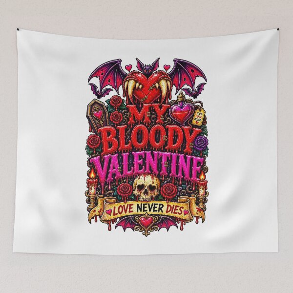 Item preview, DARK LOVE ❤️ - MONSTER ROMANCE COLLETION - VAMPIRE LOVE -  MY BLOODY VALENTINE - LOVE NEVER DIES designed and sold by WheelieGdArt.