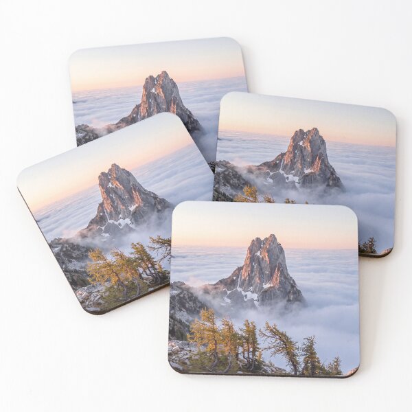 Item preview, Alpine Granite Spire Above Clouds designed and sold by sapirzi.