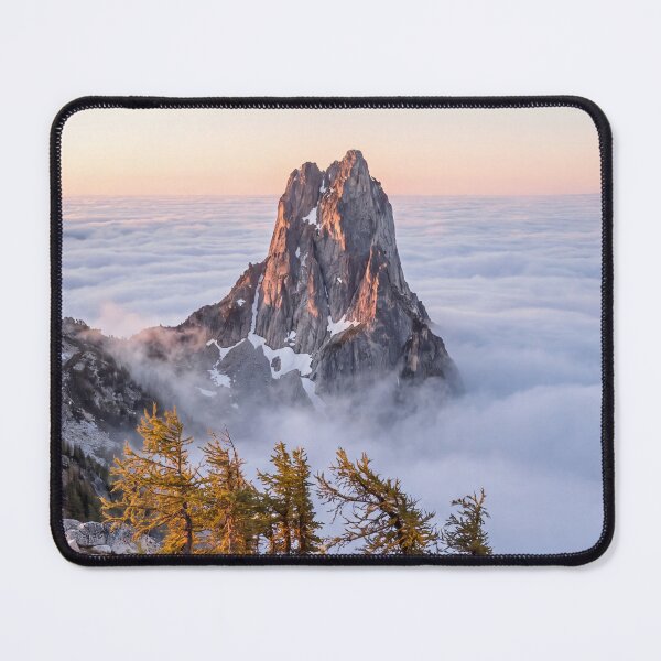 Item preview, Alpine Granite Spire Above Clouds designed and sold by sapirzi.