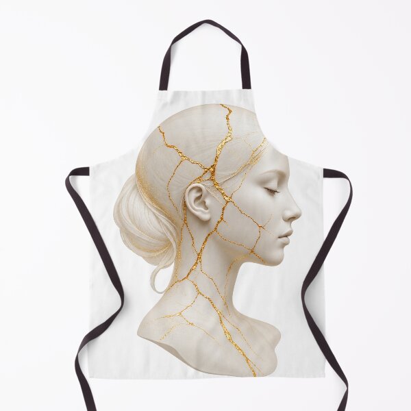 Item preview, Kintsugi Golden Cracks Sculpture | Healing Beauty Art designed and sold by RobertArt08.