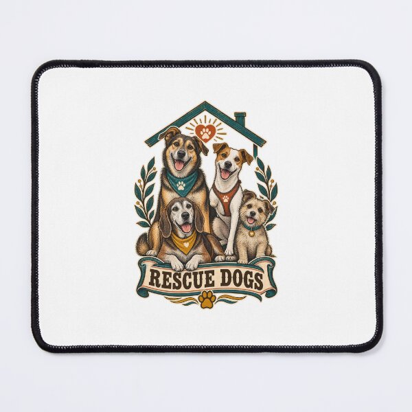 Item preview, Dog Appreciation Day Rescue Dogs Art designed and sold by AMICO77.