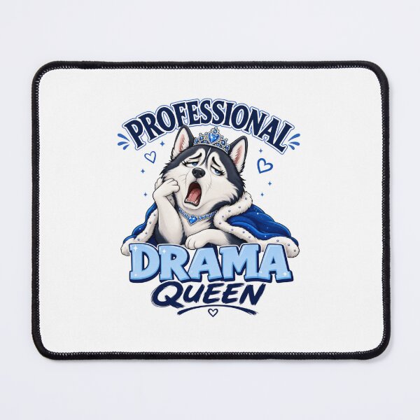 Item preview, Professional Drama Queen Husky Dog Dad Funny Kawaii T-Shirt designed and sold by Ashley critters.