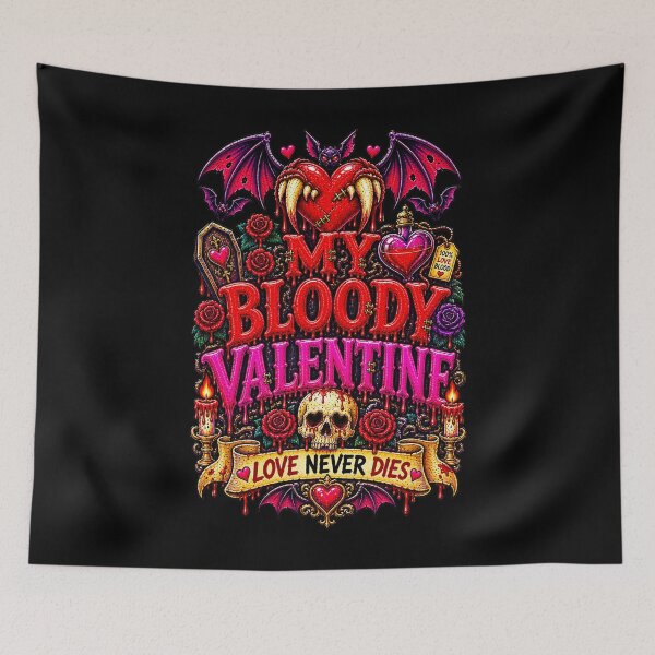 Item preview, DARK LOVE ❤️ - MONSTER ROMANCE COLLETION -  VAMPIRE LOVE - MY BLOODY VALENTINE - LOVE NEVER DIES v2 designed and sold by WheelieGdArt.
