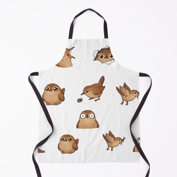 Item preview, Cute Carolina Wren Songbird Aesthetics Sticker pack Sheet designed and sold by Rehnair.