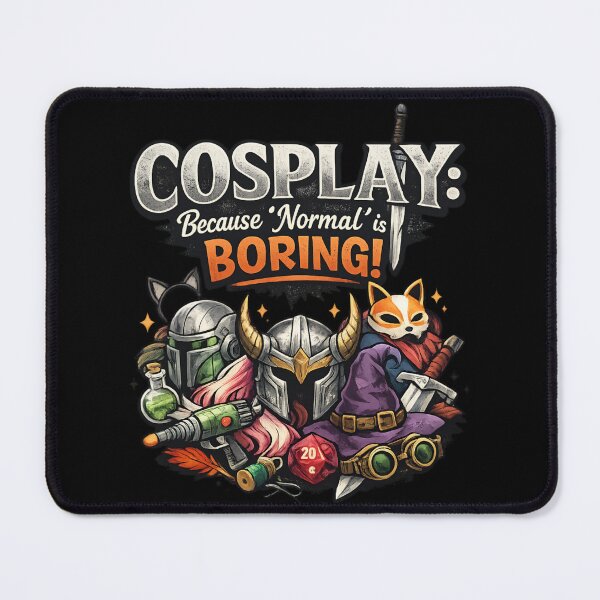Item preview, Cosplay Because Normal Is Boring - Fantasy Humor designed and sold by SidTastic .