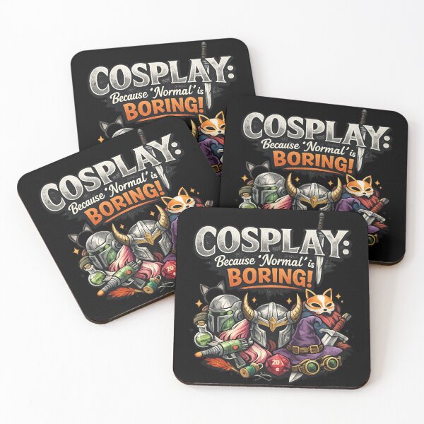 Item preview, Cosplay Because Normal Is Boring - Fantasy Humor designed and sold by SidTastic .