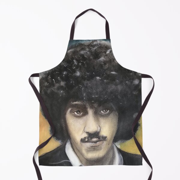 Artikelvorschau, Phil Lynott Bleistiftporträt – Handgemalter Kunstdruck der Rocklegende Thin Lizzy entworfen und verkauft von ConorKeeganArt.