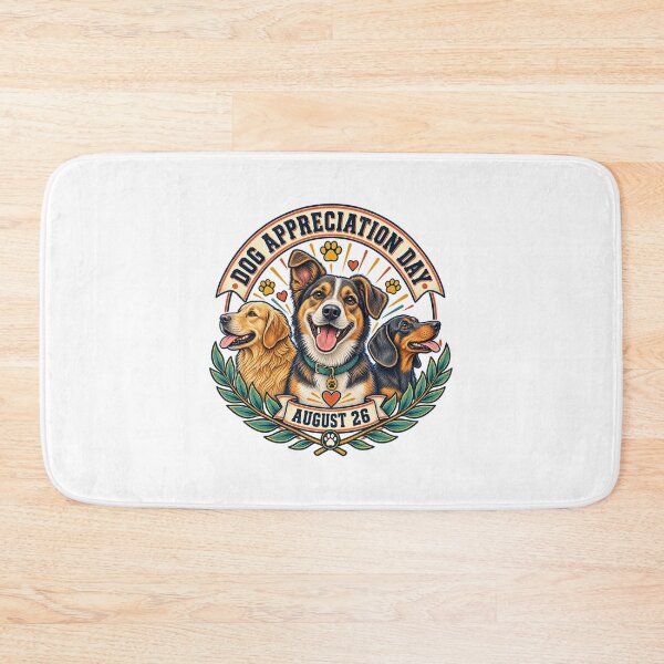 Item preview, Dog Appreciation Day Vintage August 26 Badge designed and sold by AMICO77.