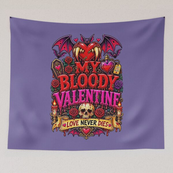 Item preview, DARK LOVE ❤️ - MONSTER ROMANCE COLLETION -  VAMPIRE LOVE -  MY BLOODY VALENTINE - LOVE NEVER DIES v3 designed and sold by WheelieGdArt.