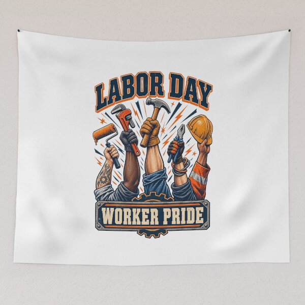 Item preview, Labor Day Hands and Tools Worker Pride designed and sold by AMICO77.