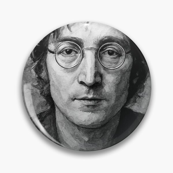 Item preview, John Lennon Watercolour Portrait – Iconic Beatles Art Print by Conor Keegan designed and sold by ConorKeeganArt.