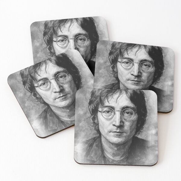 Item preview, John Lennon Watercolour Portrait – Iconic Beatles Art Print by Conor Keegan designed and sold by ConorKeeganArt.