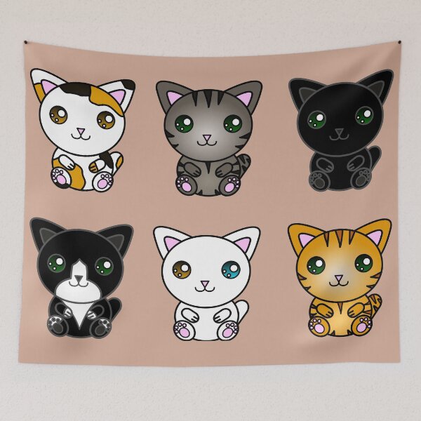 Item preview, Bunch of kitties designed and sold by AndreSimplePoly.