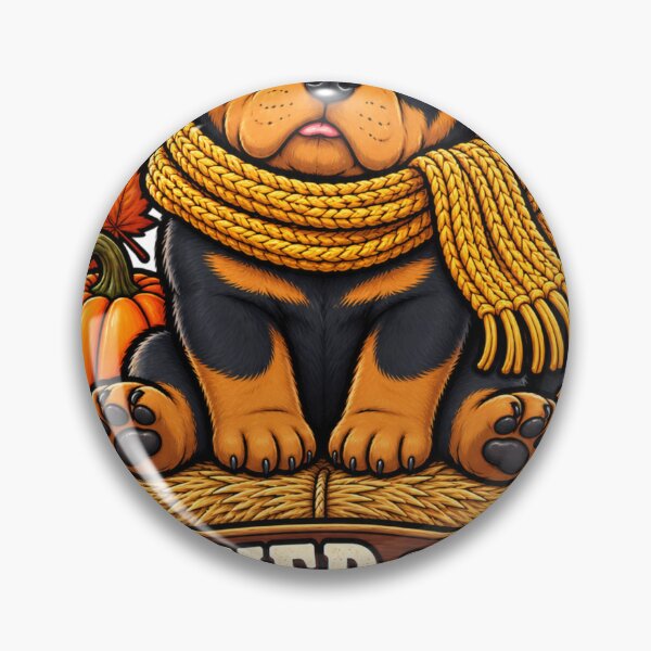Item preview, Gather And Nap Rottweiler Fall | Cute Grumpy Rottie Pumpkin Dog designed and sold by KnrNazimTHRE4DS.