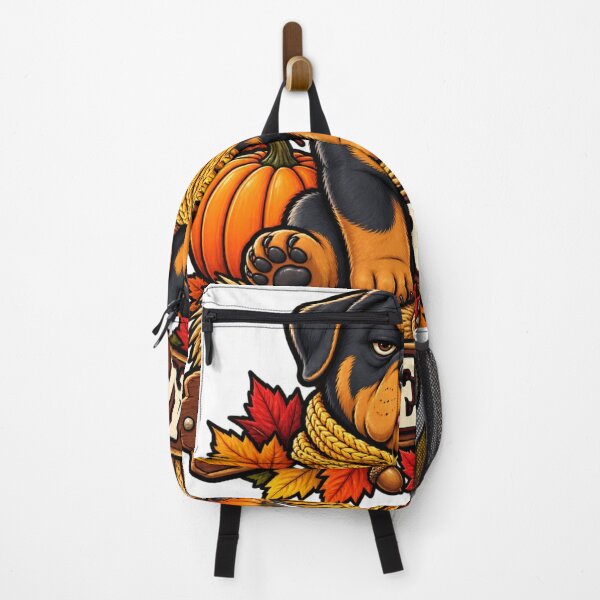Item preview, Gather And Nap Rottweiler Fall | Cute Grumpy Rottie Pumpkin Dog designed and sold by KnrNazimTHRE4DS.