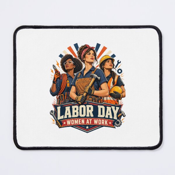 Item preview, Labor Day Women in Trades Worker Art designed and sold by AMICO77.