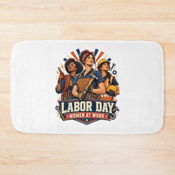 Item preview, Labor Day Women in Trades Worker Art designed and sold by AMICO77.