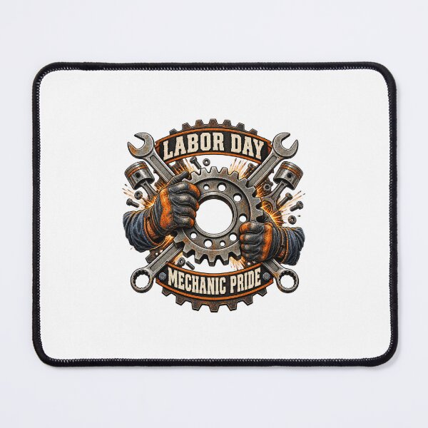 Item preview, Labor Day Mechanic Gear Worker Pride designed and sold by AMICO77.