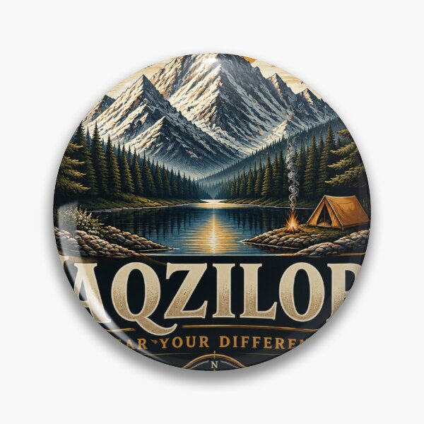 Item preview, Vintage Mountain Adventure Badge designed and sold by Vaqzilora.