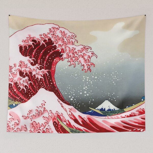 Item preview, The Great Wave off Kanagawa seascape painting print by Katsushika Hokusai designed and sold by Jéanpaul  Ferro.