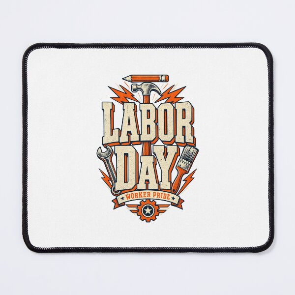 Item preview, Labor Day Bold Industrial Typography designed and sold by AMICO77.
