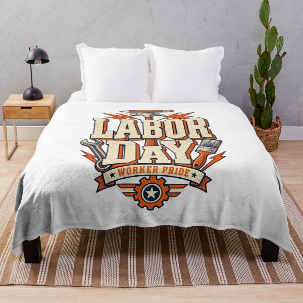 Item preview, Labor Day Bold Industrial Typography designed and sold by AMICO77.