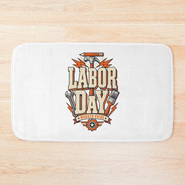 Item preview, Labor Day Bold Industrial Typography designed and sold by AMICO77.