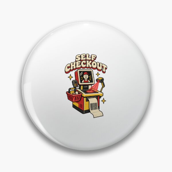 Item preview, Self Checkout Humor Retro Machine designed and sold by AMICO77.