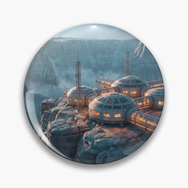 Item preview, Research Outpost on Alien Canyon designed and sold by sapirzi.