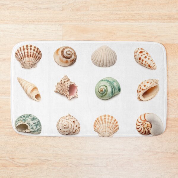 Item preview, Seashell Collection Ocean Beach Conch Shell Vintage Marine Aesthetic Sticker pack Sheet designed and sold by Rehnair.