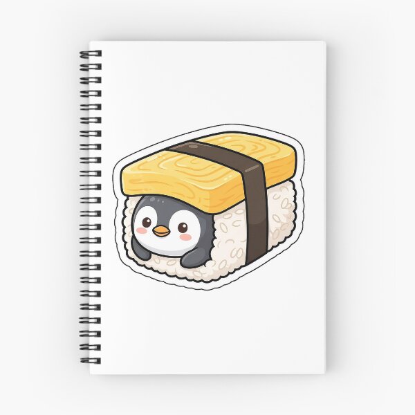 Item preview, Tamago Sushi Penguin - Cute Japanese Food Animal Sticker designed and sold by SimpleP.