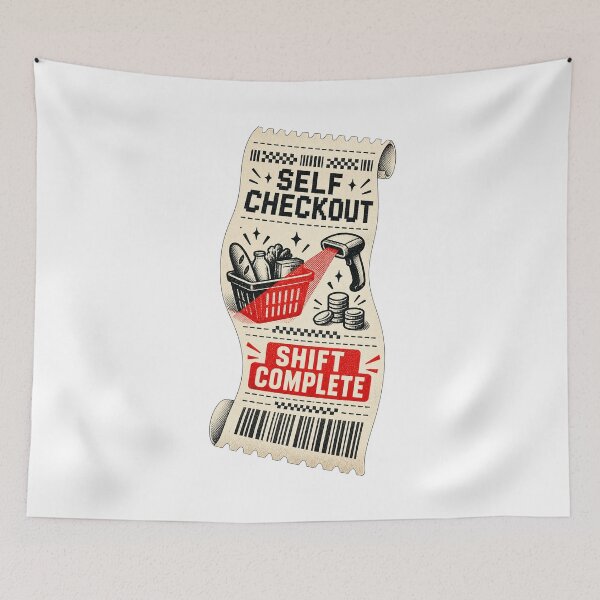Item preview, Self Checkout Humor Thermal Receipt designed and sold by AMICO77.