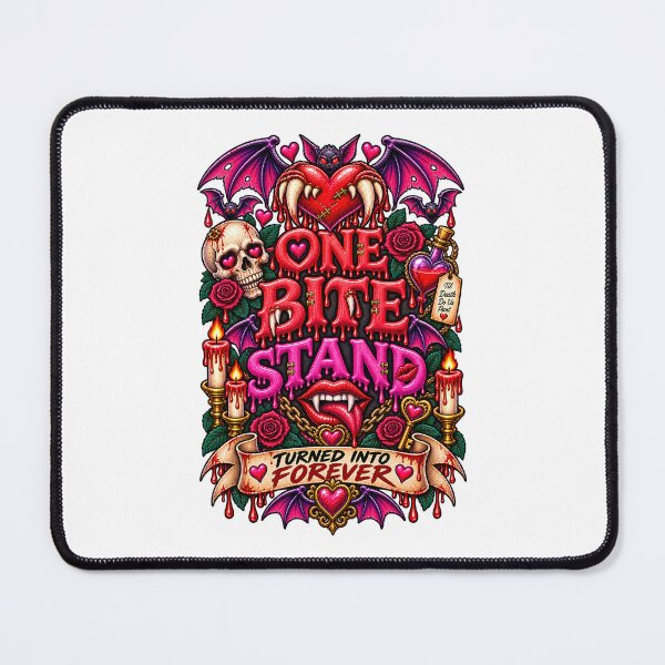 Item preview, DARK LOVE ❤️ - MONSTER ROMANCE COLLETION - VAMPIRE LOVE - ONE BITE STAND - TURNED INTO FOREVER designed and sold by WheelieGdArt.
