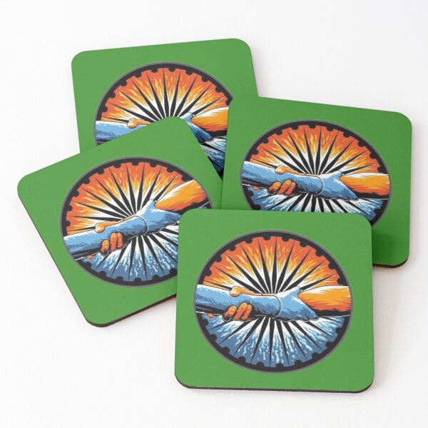 Item preview, RRR Inspired Indian Chakra Art | India Friendship & Unity Fan Design designed and sold by lexxclothing.