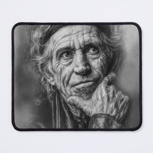 Item preview, Keith Richards Portrait | Rolling Stones & Rock Music Legend Art designed and sold by ConorKeeganArt.