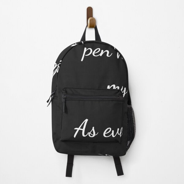 Item preview, “As every alien pen hath got my use” - handwriting white designed and sold by ariksworld.