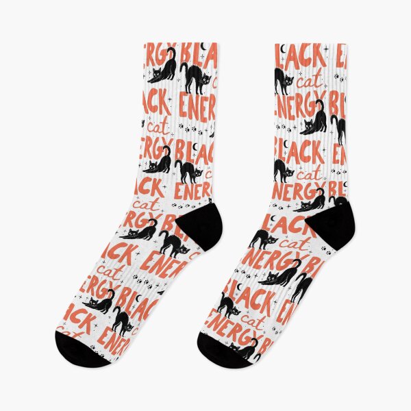 Item preview, Black Cat Energy Halloween Vibes designed and sold by phoebelevine.