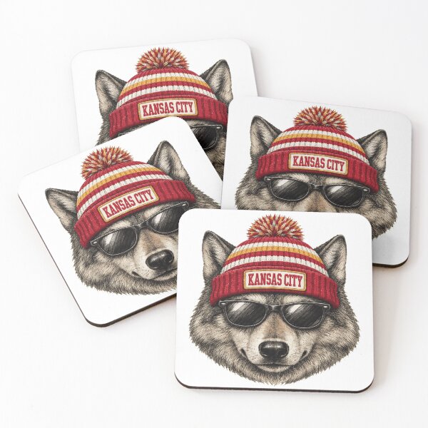 Item preview, Cool Wolf Beanie Sunglasses Art designed and sold by AshleySan84254.
