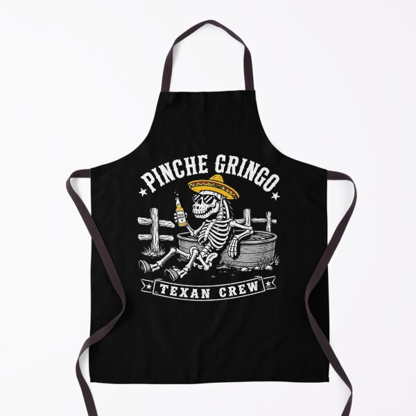 Item preview, Pinche Gringo Texan Skeleton Humor designed and sold by PixlCrypt.