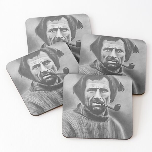 Item preview, Tom Crean Portrait | Irish Antarctic Explorer & History Art designed and sold by ConorKeeganArt.
