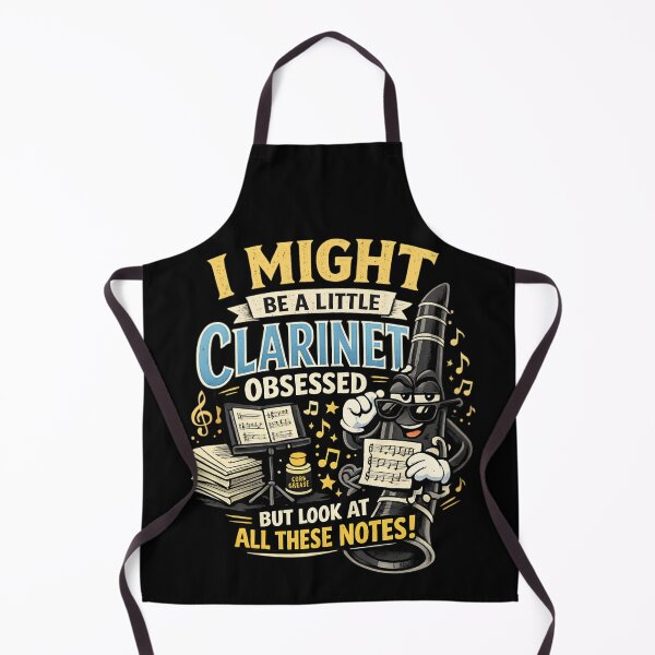 Item preview, I Might Be a Little Clarinet Obsessed - Musician Funny Clarinet designed and sold by SidTastic .