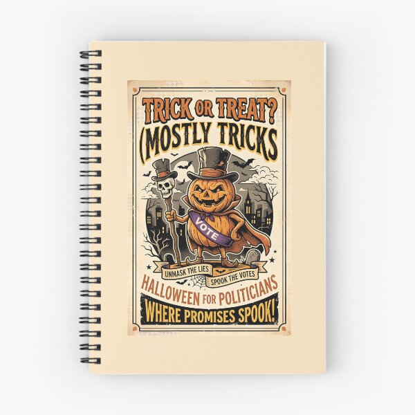 Item preview, Where promises spook! Trick or treat? - Halloween for politicians designed and sold by ParadoxParadox.
